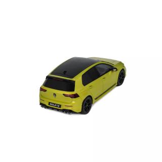 VOLKSWAGEN VW GOLF VIII R 333 LIMITED EDITION LIME YELLOW METALLIC 2023 OttO mobile 1:18 Resinemodell (Türen, Motorhaube... nicht zu öffnen!)